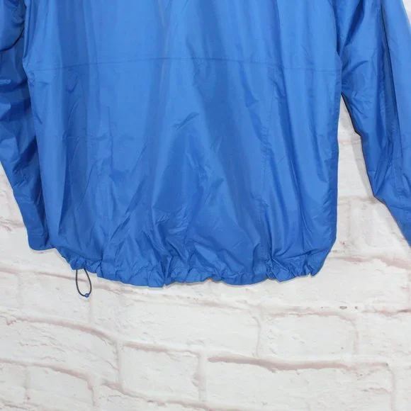 LL Bean Blue Nylon Full Zip Lined Insulated Hooded Jacket Size L - Picture 6 of 12